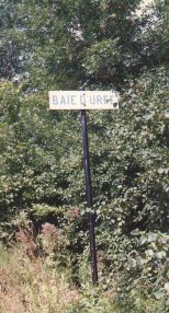 Image: Baie d'Urf sign