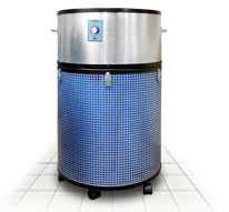 RAP Radial Air Purifier, capturing gas and particle phase contaminants in a broad range of industrial, commercial, home and office applications