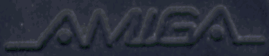 Image: The Amiga logo on the Joyboard game connector