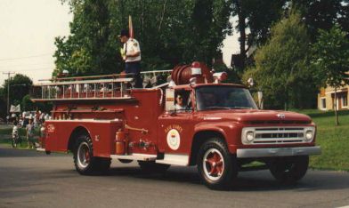 Image: Fire truck in parade