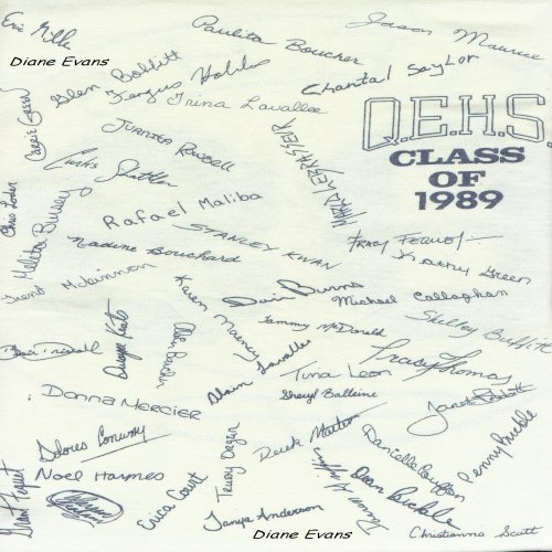 Grad '89 T-shirt signatures